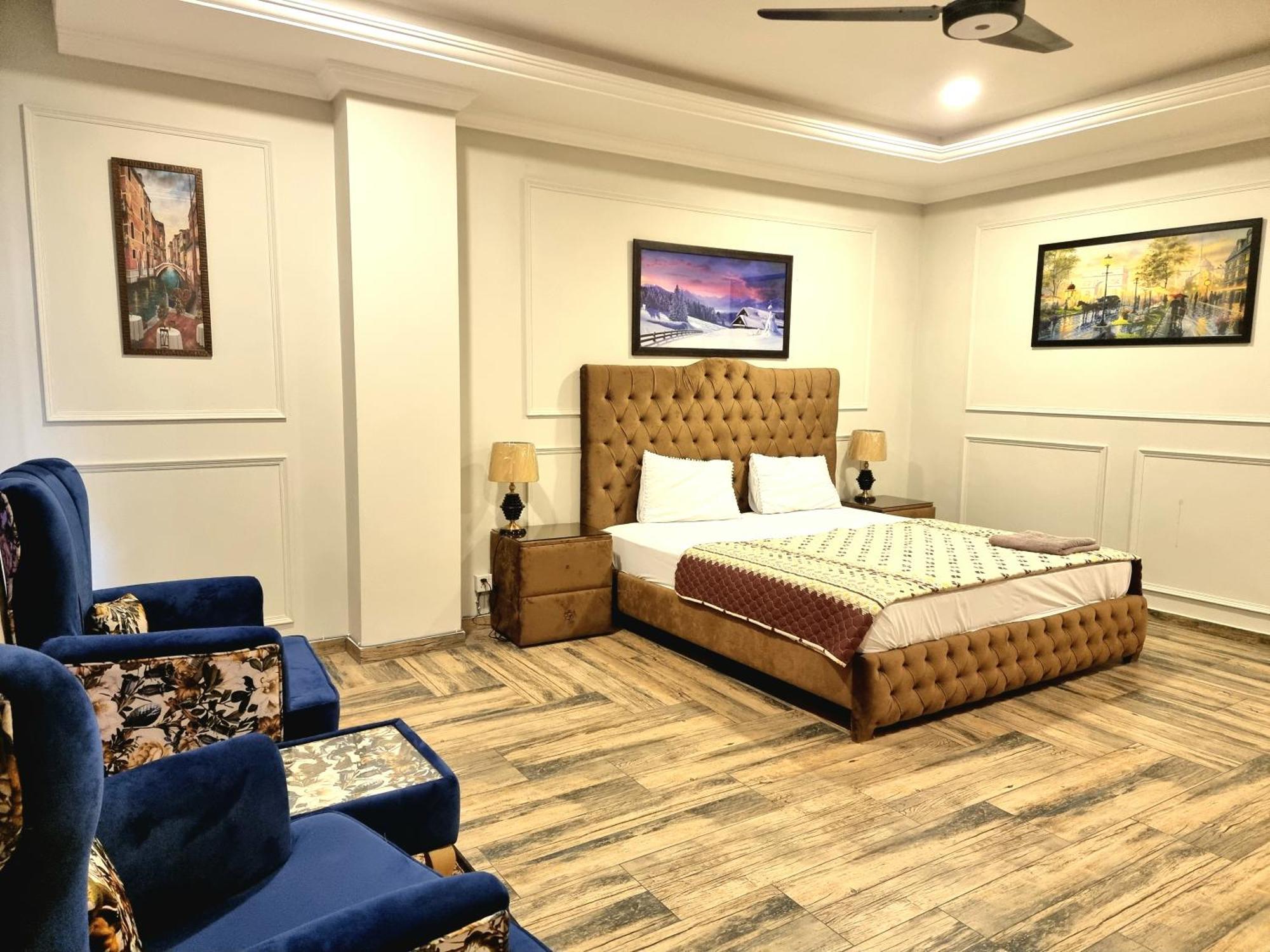 Luxurious Landing Apartments & Suites Bahria Town راوالبيندي الغرفة الصورة